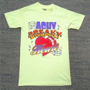 ACHY BREAKY HEART VINTAGE SINGLE STITCH 1990'S BILLY RAY CYRUS T SHIRT Women's S